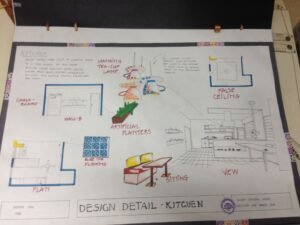 Interior Design student work